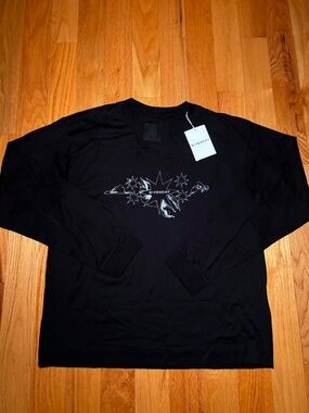 Givenchy Boxy Fit Long-Sleeve T-Shirt 'Black' - Brand New